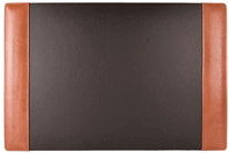 34" x 20" Glazed Leather Desk Pad