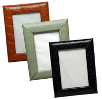 Elegant Croco Leather 5" x 7" Picture Frames