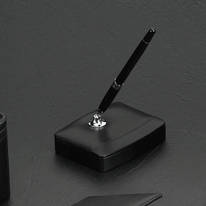 Black Desk Accessory Pen Holder