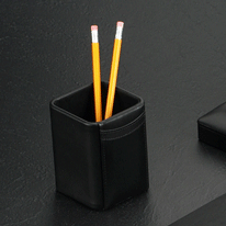 Black Leather Pen/Pencil Box