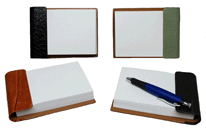 Reptile Leather Notepad Holders